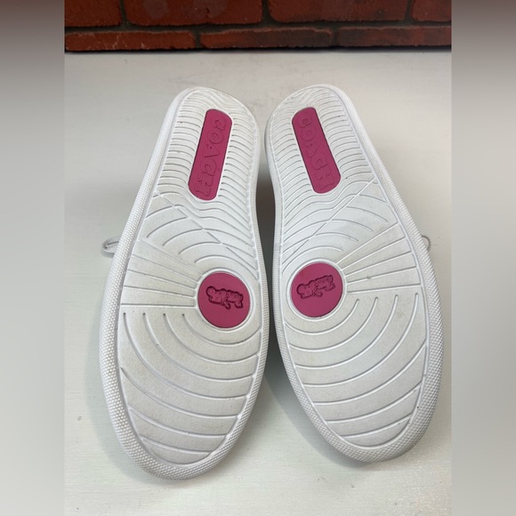 Coach Clip Low Top Sneaker In Signature Canvas Size‎ 9B - Picture 5 of 6